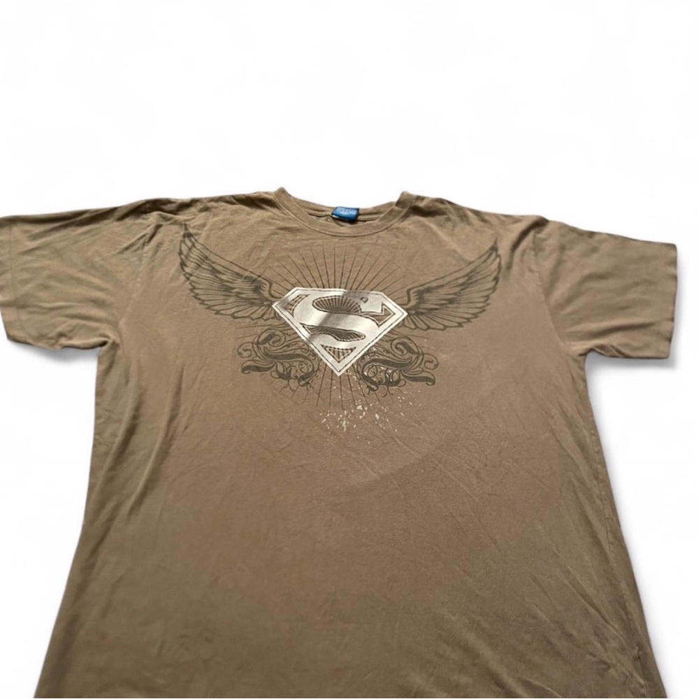 Vintage Superman Shirt Y2K 2XL Mens DC Comics Wings Comic Tee